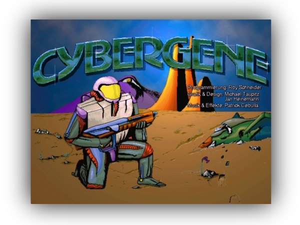 Cybergene Title Screen